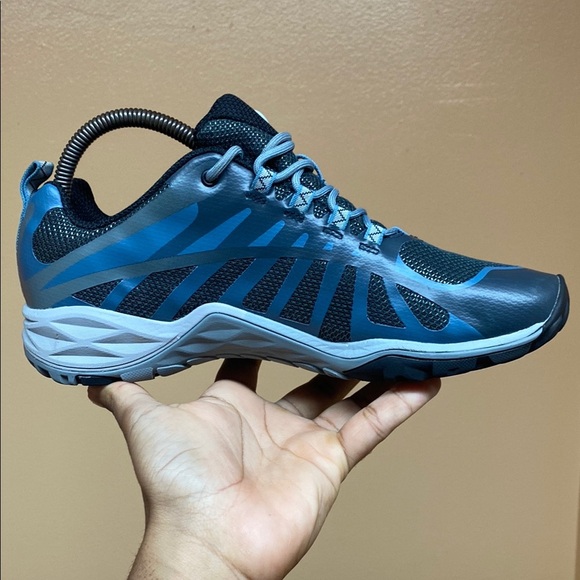 Merrell Siren Edge Q2 “Blue Gray Black” Waterproof Trail Running Sneakers - Picture 7 of 16
